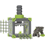 Schleich ELDRADOR CREATURES 42734 set da gioco, Gioco figura Azione/Avventura, Monsters and dragons, Stone World, BattleCave, 7 anno/i, Verde, Grigio