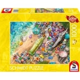 Schmidt Spiele Detriti luminosi della spiaggia, Puzzle 