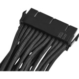 SilverStone 24pin -24pin, 0.3m 0,3 m, Cavo di prolunga Nero, 0.3m, 0,3 m, ATX (24-pin), ATX (24-pin), Maschio, Femmina, Nero