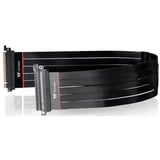 Thermaltake PCI-E 4.0 Extender 600mm 0,6 m, Cavo di prolunga Nero, 0,6 m, PCI-E x16 (Gen 3.0), PCI-E x16 (Gen 3.0), Maschio, Maschio, Dritto