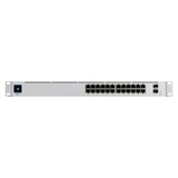 Ubiquiti UniFi USW-PRO-24 switch di rete Gestito L2/L3 Gigabit Ethernet (10/100/1000) Argento, Interruttore grigio, Gestito, L2/L3, Gigabit Ethernet (10/100/1000), Montaggio rack