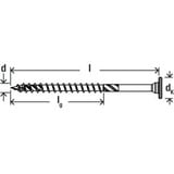 fischer Vite per legno PowerFast II 8,0x300 testa svasata gradinata TX 
