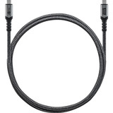 goobay Cavo USB4 Gen 3x2, connettore USB-C > connettore USB-C, 40Gbit/s Nero/grigio