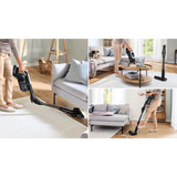 Bosch BCS1041WAC Scopa elettrica, Unlimited 10, Bianco, Aspirapolvere verticale Nero/Bianco, Unlimited 10, Bianco, Aspirapolvere elettrica, Senza sacchetto, Nero, Bianco, 0,4 L, Secco, HEPA
