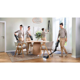Bosch BCS1041WAC Scopa elettrica, Unlimited 10, Bianco, Aspirapolvere verticale Nero/Bianco, Unlimited 10, Bianco, Aspirapolvere elettrica, Senza sacchetto, Nero, Bianco, 0,4 L, Secco, HEPA