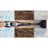 Bosch BCS1041WAC Scopa elettrica, Unlimited 10, Bianco, Aspirapolvere verticale Nero/Bianco, Unlimited 10, Bianco, Aspirapolvere elettrica, Senza sacchetto, Nero, Bianco, 0,4 L, Secco, HEPA