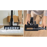 Bosch BCS1041WAC Scopa elettrica, Unlimited 10, Bianco, Aspirapolvere verticale Nero/Bianco, Unlimited 10, Bianco, Aspirapolvere elettrica, Senza sacchetto, Nero, Bianco, 0,4 L, Secco, HEPA