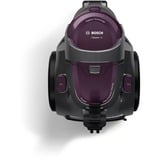 Bosch BGC05AAA1 Serie 2 Aspirapolvere senza sacco Viola viola/grigio, 700 W, A cilindro, Secco, Senza sacchetto, 1,5 L, HEPA
