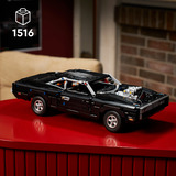 LEGO Technic Fast and Furious Dodge Charger R/T Auto, Giochi di costruzione Kit Modellismo per Adulti STEM da Collezione, Regalo Nostalgico, Set da costruzione, 18 anno/i, Plastica, 1516 pz, 2,15 kg