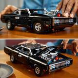 LEGO Technic Fast and Furious Dodge Charger R/T Auto, Giochi di costruzione Kit Modellismo per Adulti STEM da Collezione, Regalo Nostalgico, Set da costruzione, 18 anno/i, Plastica, 1516 pz, 2,15 kg