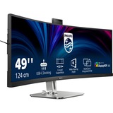 Philips 49B2U6900CH/00 Monitor PC 124 cm (48.8") 5120 x 1440 Pixel Dual QHD LCD Nero, Monitor LED grigio scuro/Argento, 124 cm (48.8"), 5120 x 1440 Pixel, Dual QHD, LCD, 4 ms, Nero