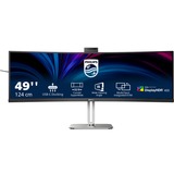 Philips 49B2U6900CH/00 Monitor PC 124 cm (48.8") 5120 x 1440 Pixel Dual QHD LCD Nero, Monitor LED grigio scuro/Argento, 124 cm (48.8"), 5120 x 1440 Pixel, Dual QHD, LCD, 4 ms, Nero