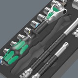 Wera Inserto in schiuma 8000 B Zyklop cricchetto 3/8" set 1, 23 pezzi, Set di strumenti Nero/grigio