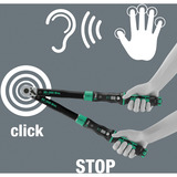 Wera Set per cambio ruote Click-Torque Lock C 3 KFZ 1, 6 pezzi, Chiave dinamometrica 