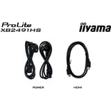 iiyama ProLite XB2491HS-B1, Monitor LED Nero (opaco)