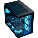 Aerocool P500C Midi Tower Nero, Chassis Tower Nero, Midi Tower, PC, Nero, ATX, micro ATX, Mini-ITX, SPCC, Vetro temperato, Gaming