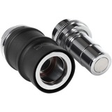 Alphacool ES Schnellverschluss BLH1A PushIn Set IG-IG, Connessione Nero (opaco)/cromo