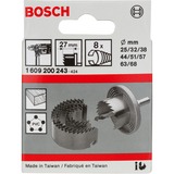Bosch 1 609 200 243 sega per trapano 8 pz, Sega a tazza Set, In legno duro, Pannello laminato, Plastica, Legno compensato, Legno dolce, Nero, 25,32,38,44,51,57,63,68 mm, 1 kg, 1 pz