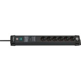 Brennenstuhl Multipresa Premium-Line 6 vie, Ciabatta Nero