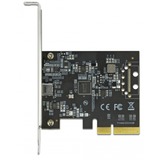 DeLOCK 89036 scheda di interfaccia e adattatore Interno PCIe, USB 3.2 Gen 2 (3.1 Gen 2), Controller USB PCIe, PCIe, USB 3.2 Gen 2 (3.1 Gen 2), A basso profilo, PCIe 3.0, Acciaio inossidabile, PC