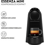 DeLonghi Essenza Mini EN85.B Automatica/Manuale Macchina per caffè a capsule 0,6 L, Macchina a capsula Nero, Macchina per caffè a capsule, 0,6 L, Capsule caffè, 1150 W, Nero