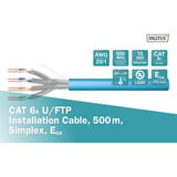 Digitus Cavo di posa professionale Cat.6a U/FTP simplex, Eca blu