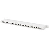 Digitus Pannello patch ad alta densità CAT 6A, classe EA, 24 porte, Patch Panel grigio