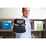 Dymo LabelManager ® ™ 210D - QWZ, Stampa etichette Nero/Argento, QWERTZ, D1, Trasferimento termico, 180 x 180 DPI, 12 mm/s, Nero, Argento