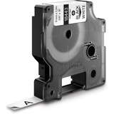 Dymo Rhino etichette industriali in vinile autoadesive | rotolo da 9 mm x 5,5 m | stampa nera su bianco, Nastro di scrittura 5 m | stampa nera su bianco, Nero su bianco, Multicolore, Vinile, -40 - 80 °C, UL 969, DYMO