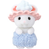 EPOCH Sylvanian Families - Set gioco bagno Topolini Marshmallow, Giochi di costruzione 