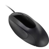 Kensington Mouse Pro Fit Ergo con cavo Nero, Cablato, 1 pz, 153 mm, 93 mm, 205 mm, 200 g