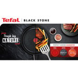Tefal Set di padelle Black Stone, 2 pezzi Nero