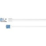 goobay Cavo patch ultraflessibile Cat.6a slim, U/UTP bianco