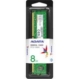 ADATA DIMM 8 GB DDR3-1600, Memoria 8 GB, 1 x 8 GB, DDR3L, 1600 MHz, 240-pin DIMM, Verde