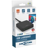 Ansmann Caricatore da scrivania USB DC465PD, Caricabatterie Nero