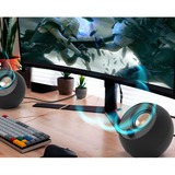 Creative Pebble Nero Cablato 4,4 W, Altoparlante PC Nero, 2.0 canali, Cablato, 4,4 W, 100 - 17000 Hz, Nero