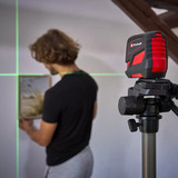 EINHELL Laser a linee incrociate TC-LL 2 G, Attraversare la linea laser Nero/Rosso