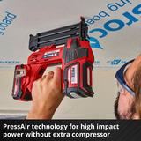 EINHELL Professional Akku-Nagler FIXETTO 18/50 N - Solo, 18Volt, Chiodatrice rosso/Nero