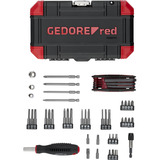 GEDORE calendario dell'avvento rosso 2025, Set di strumenti Nero/Rosso