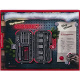 GEDORE calendario dell'avvento rosso 2025, Set di strumenti Nero/Rosso