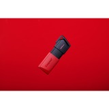 Kingston DataTraveler 128GB USB3.2 Gen1 Exodia M (Nero + Rosso), Chiavetta USB rosso/Nero, 128 GB, USB tipo A, 3.2 Gen 1 (3.1 Gen 1), Lamina di scorrimento, 10 g, Nero, Rosso