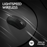 Logitech PRO X SUPERLIGHT 2, Mouse da gioco Nero