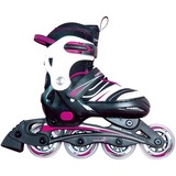 Muuwmi Pattini in linea regolabili per bambini Mis. 29-32 fucsia/Nero