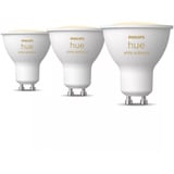Philips Hue GU10 - faretto connesso - (confezione da 3), Lampada a LED Philips Hue White ambiance GU10 - faretto connesso - (confezione da 3), Lampadina intelligente, Bluetooth/Zigbee, Bianco, LED, GU10, GU10