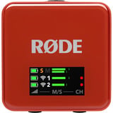 Rode Microphones Wireless GO (Gen 3), Microfono rosso scuro