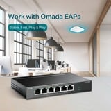 TP-Link TL-SF1006P switch di rete Non gestito Fast Ethernet (10/100) Supporto Power over Ethernet (PoE) Nero, Interruttore Non gestito, Fast Ethernet (10/100), Full duplex, Supporto Power over Ethernet (PoE)