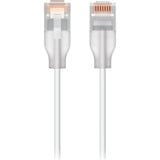 Ubiquiti UniFi Etherlighting Cat.6 Patch Kabel, Cavo bianco/trasparente