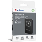 Verbatim Charge 'n' Go Polimeri di litio (LiPo) 5000 mAh Carica wireless Nero, Powerbank  Nero, 5000 mAh, Polimeri di litio (LiPo), Quick Charge 3.0, Carica wireless, Nero