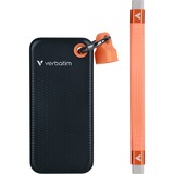 Verbatim Pocket SSD 1 TB USB tipo-C 3.2 Gen 2 (3.1 Gen 2) Nero, Arancione, Disco a stato solido Nero/Orange, 1 TB, USB tipo-C, 3.2 Gen 2 (3.1 Gen 2), 1000 MB/s, 10 Gbit/s, Nero, Arancione