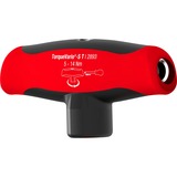 Wiha Cacciavite dinamometrico con impugnatura trasversale Set TorqueVario-S T Nero/Rosso